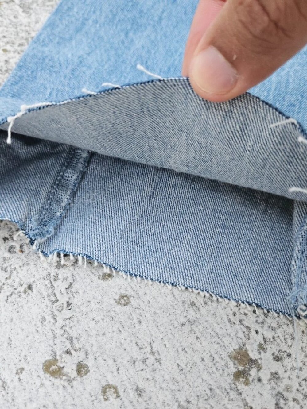 Free Assembly Women Jeans Sky Blue Indigo Wash Denim Carpenter Barrel Size 4 New - Picture 10 of 11